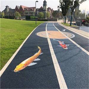 北京沥青彩铺路面